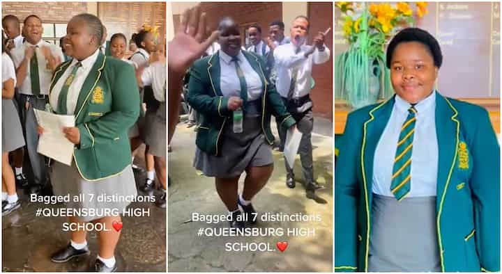 Secondary School Students Celebrate Classmate Who Cleared Her Exams With 7 Distinctions, Video Goes Viral