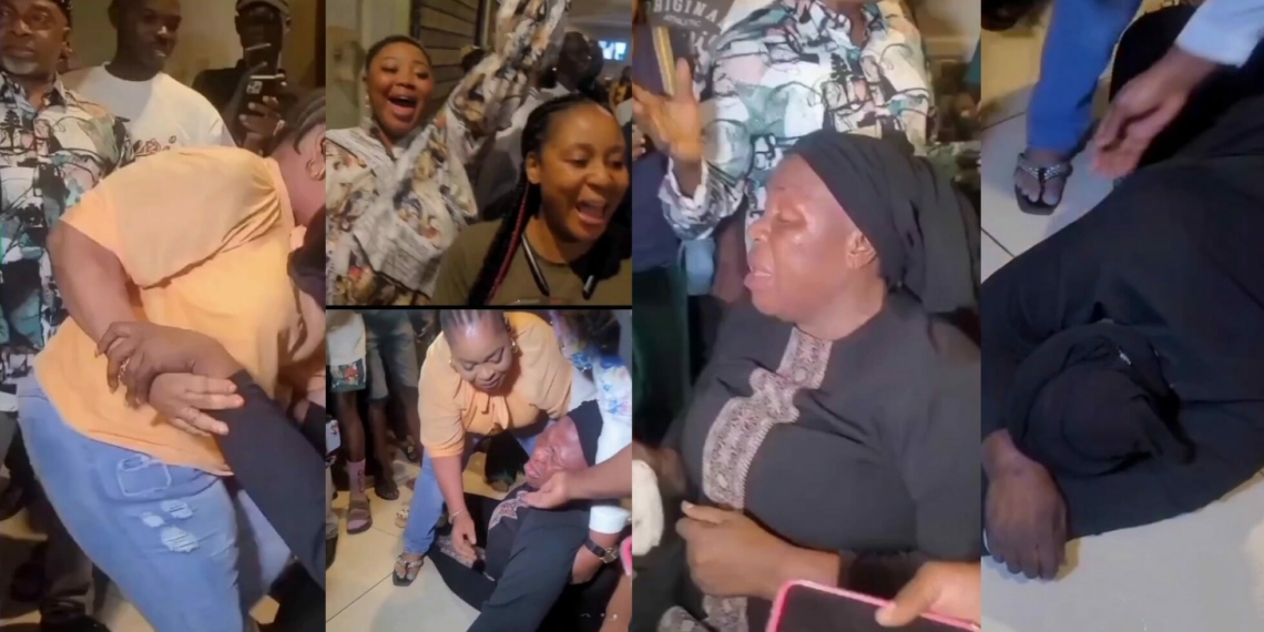 Madam Saje tears up, collapses, as Olaiya Igwe, Toyin Tomato, others throw surprise birthday party – VIDEO.jpg